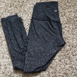 Lululemon Align Black Speckled Leggings 23”